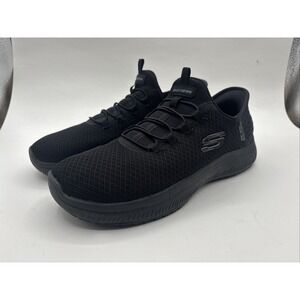Skechers Women's Summits Hands-Free Slip-Ins Black Size 6.5 Slip Resistant